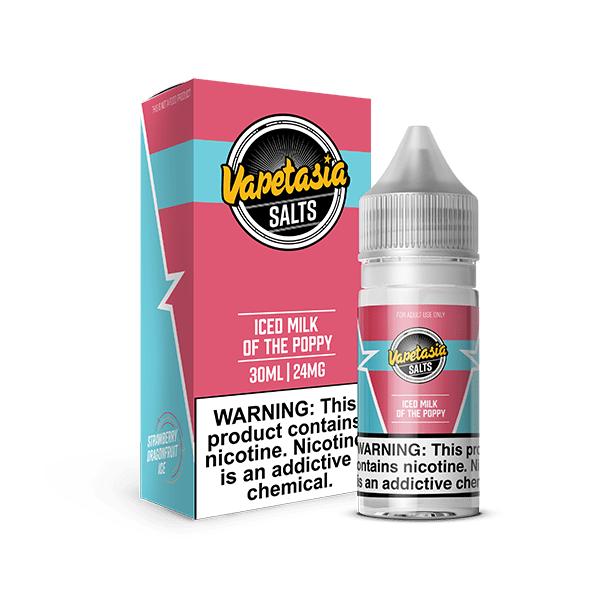 ICED Milk of The Poppy SALT - Vapetasia - 30mL