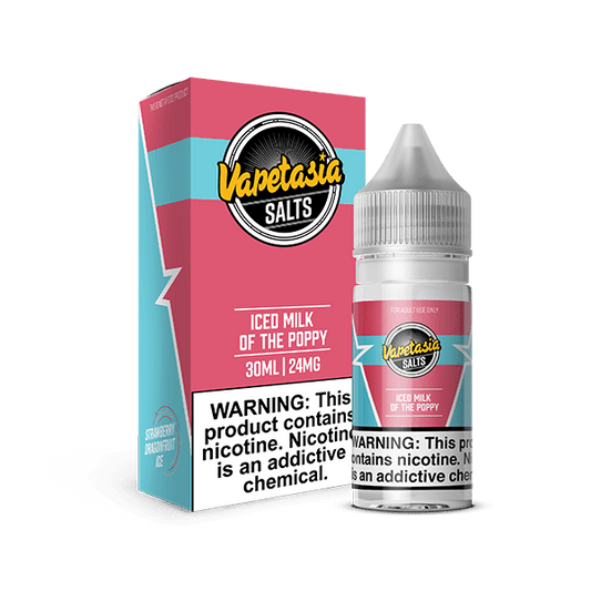 ICED Milk of The Poppy SALT - Vapetasia - 30mL