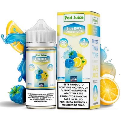 Blue Razz Lemonade - Pod Juice - 100mL