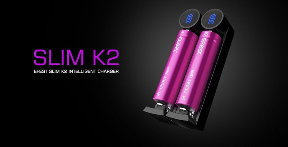 Efest Slim K2 - Two-Slot Battery Charger