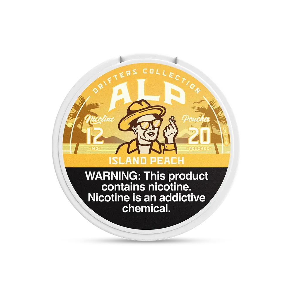 Island Peach - ALP Nicotine Pouches - 20ct
