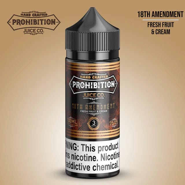 18th Amendment - Prohibition Juice Co. - 100mL