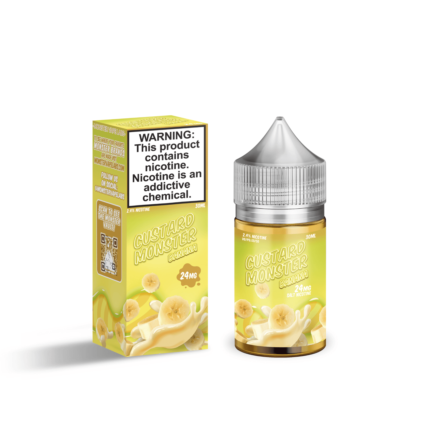 Banana - Custard Monster Salts - Salt Nicotine | Giant Vapes Banana - Custard Monster Salts - Salt Nicotine | Giant Vapes