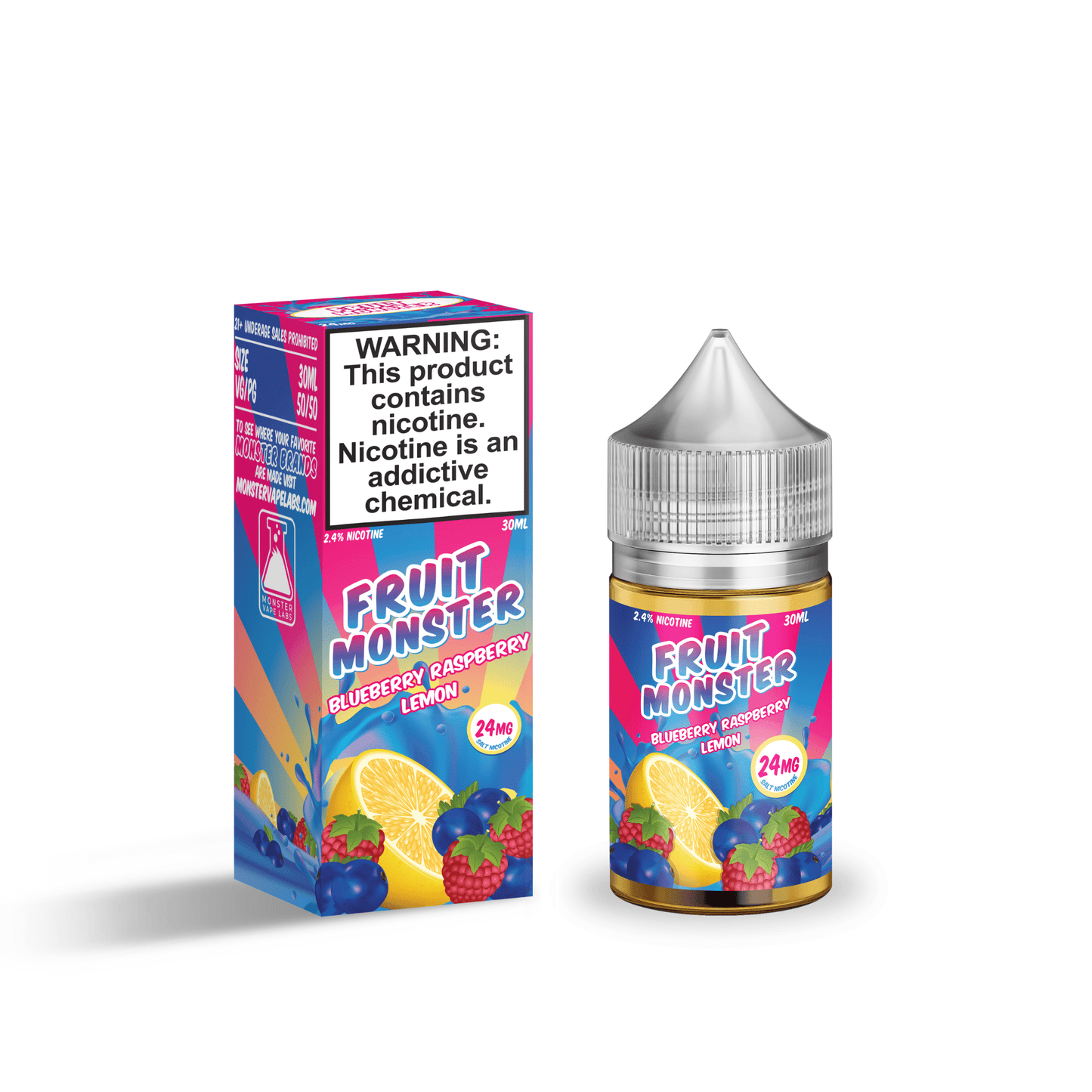 Blueberry Raspberry Lemon - Fruit Monster Salts - 30mL