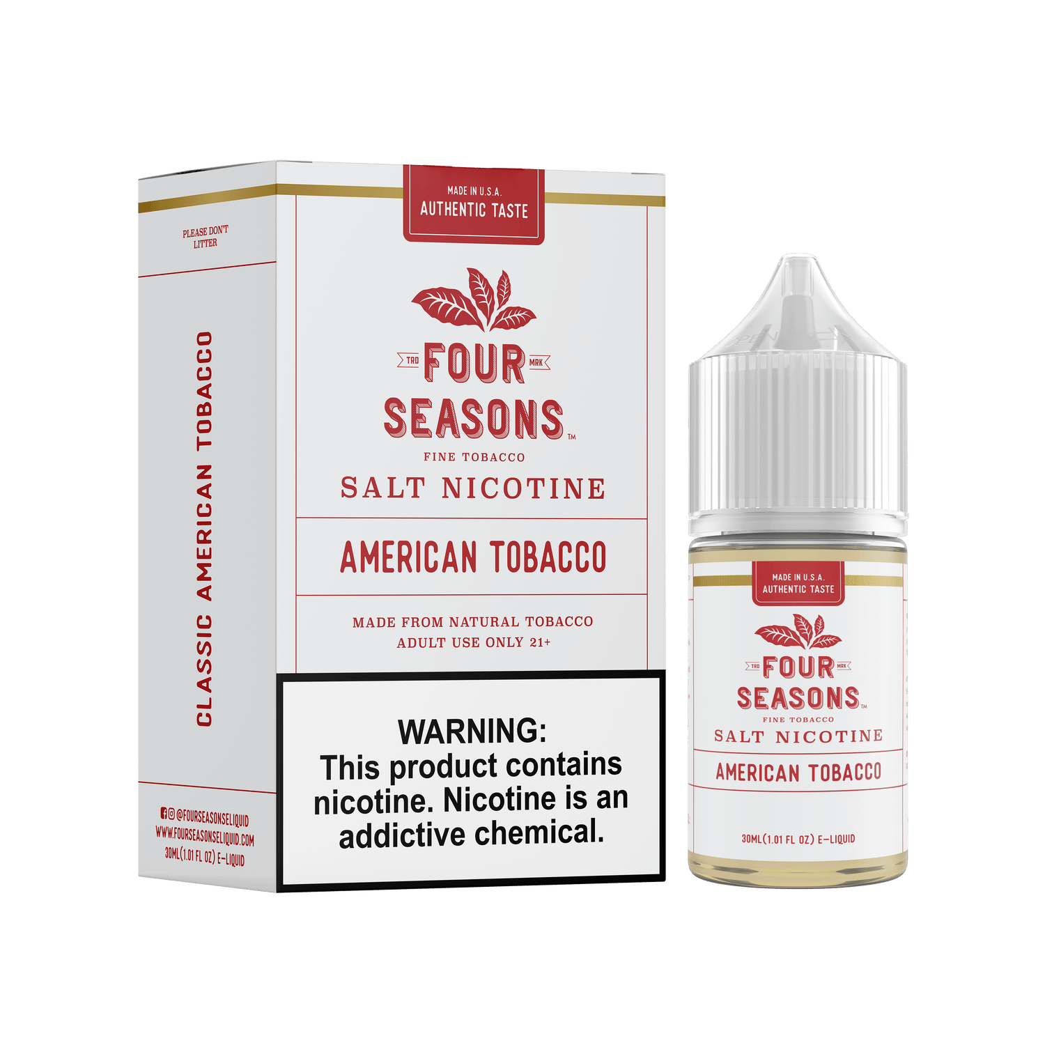 American Tobacco SALT - Four Seasons - 30mL