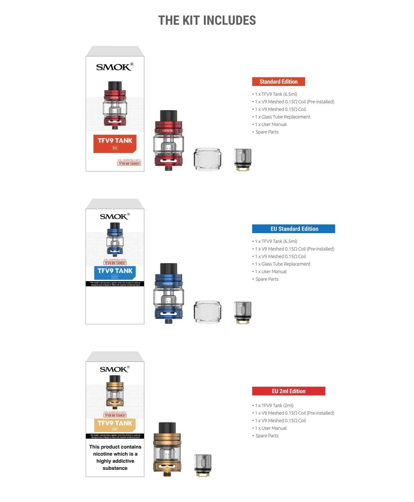 SMOK TFV9 Sub-Ohm Tank