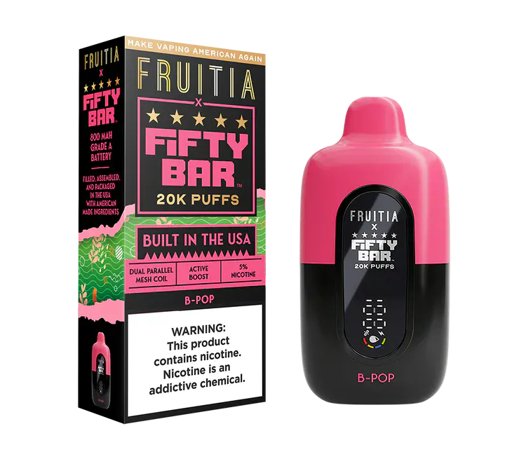 Fruitia x Fifty Bar 20K Disposable