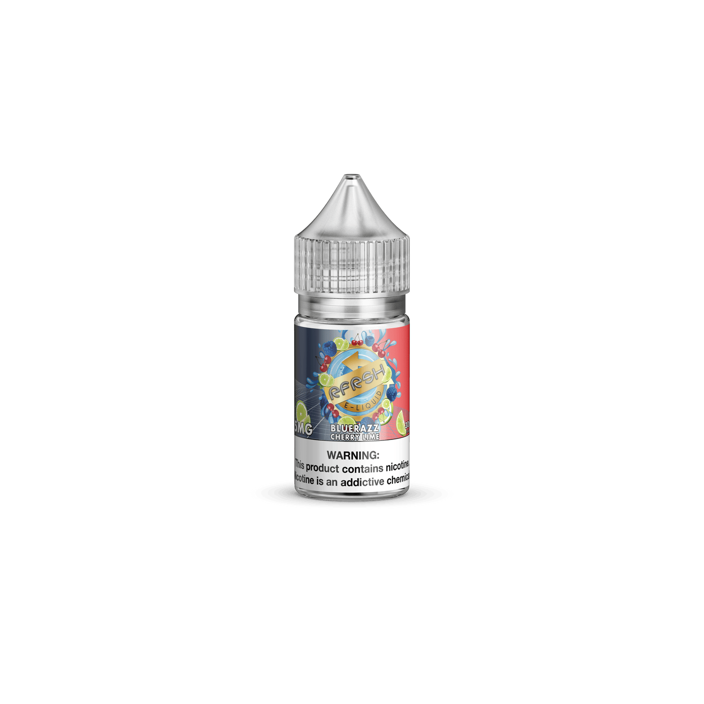 RFRSH Blue Raz Cherry Lime SALT - North Shore Vapor - 30mL
