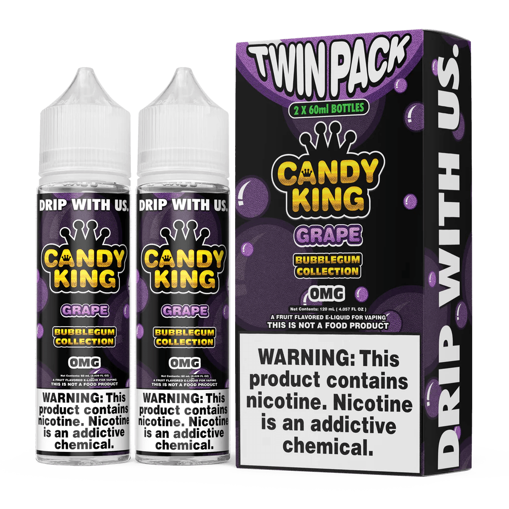 Grape - Bubblegum Series - Candy King - 2x60mL