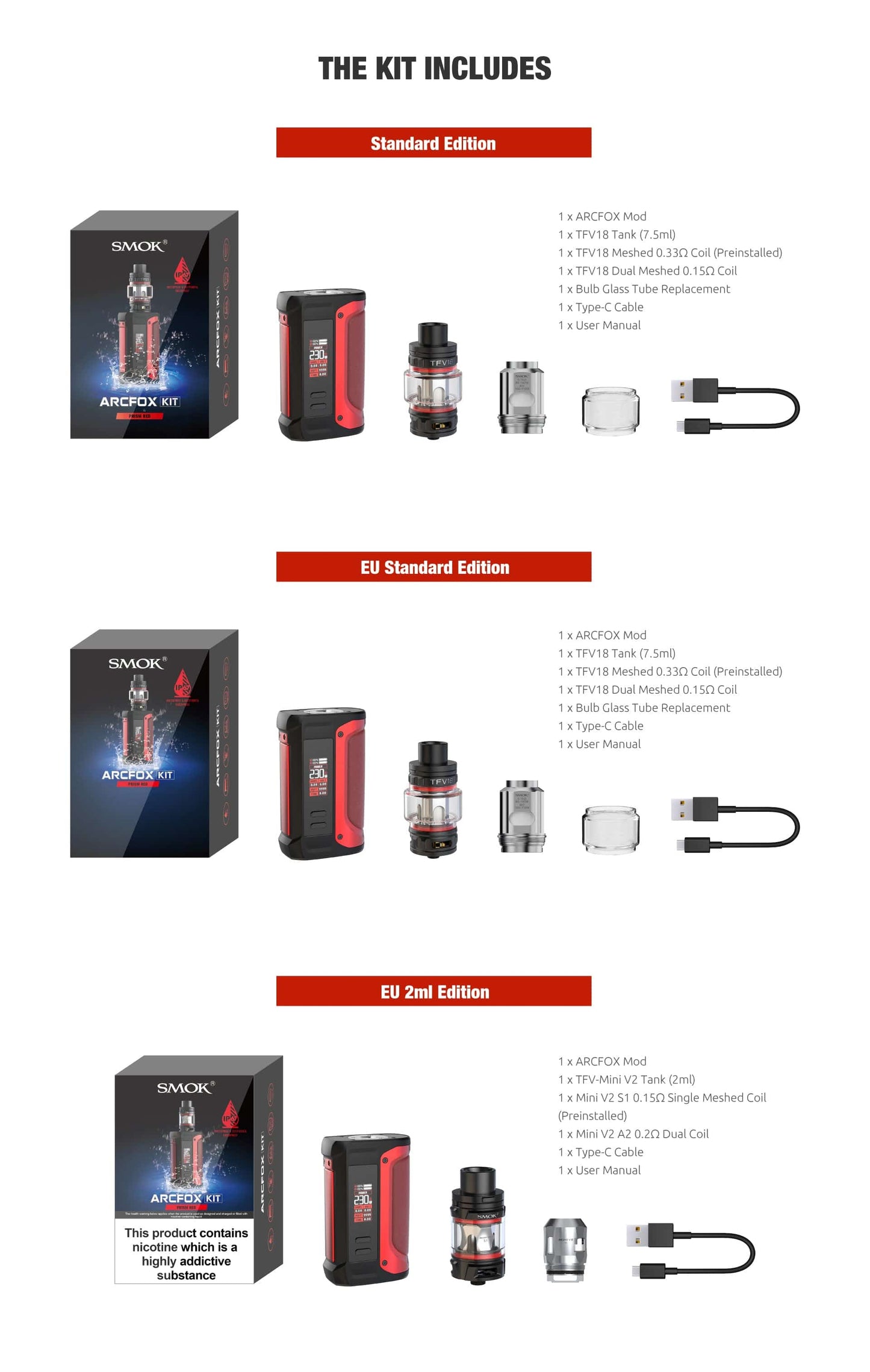 SMOK Arcfox TC 230W Starter Kit