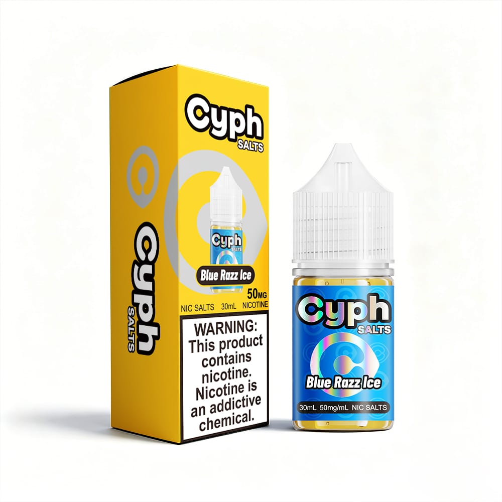 Blue Razz ICE by Cyph Salts 30mL Nicotine Salt Vape Juice – Giant Vapes