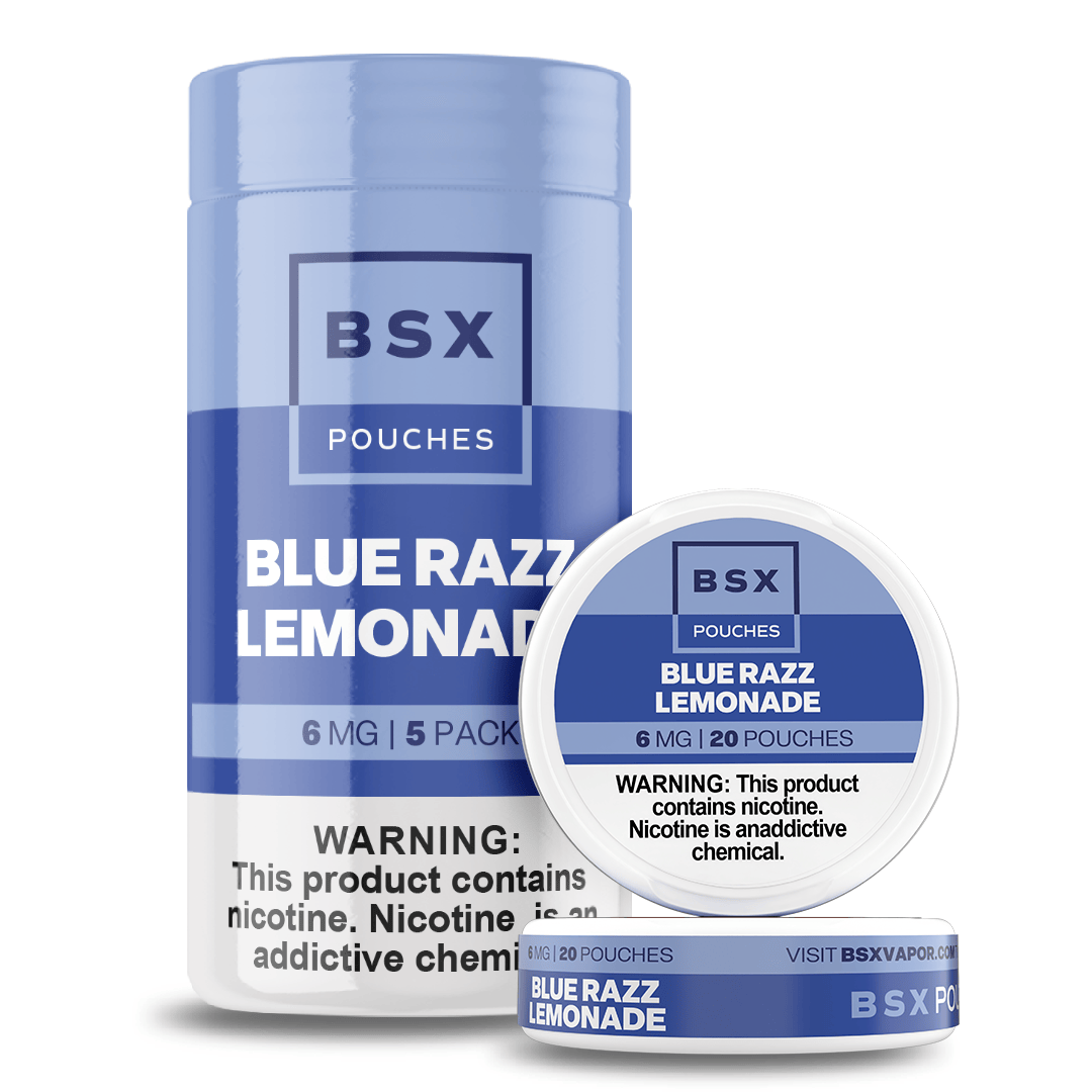 Blue Razz Lemonade - BSX Nicotine Pouches - 20ct