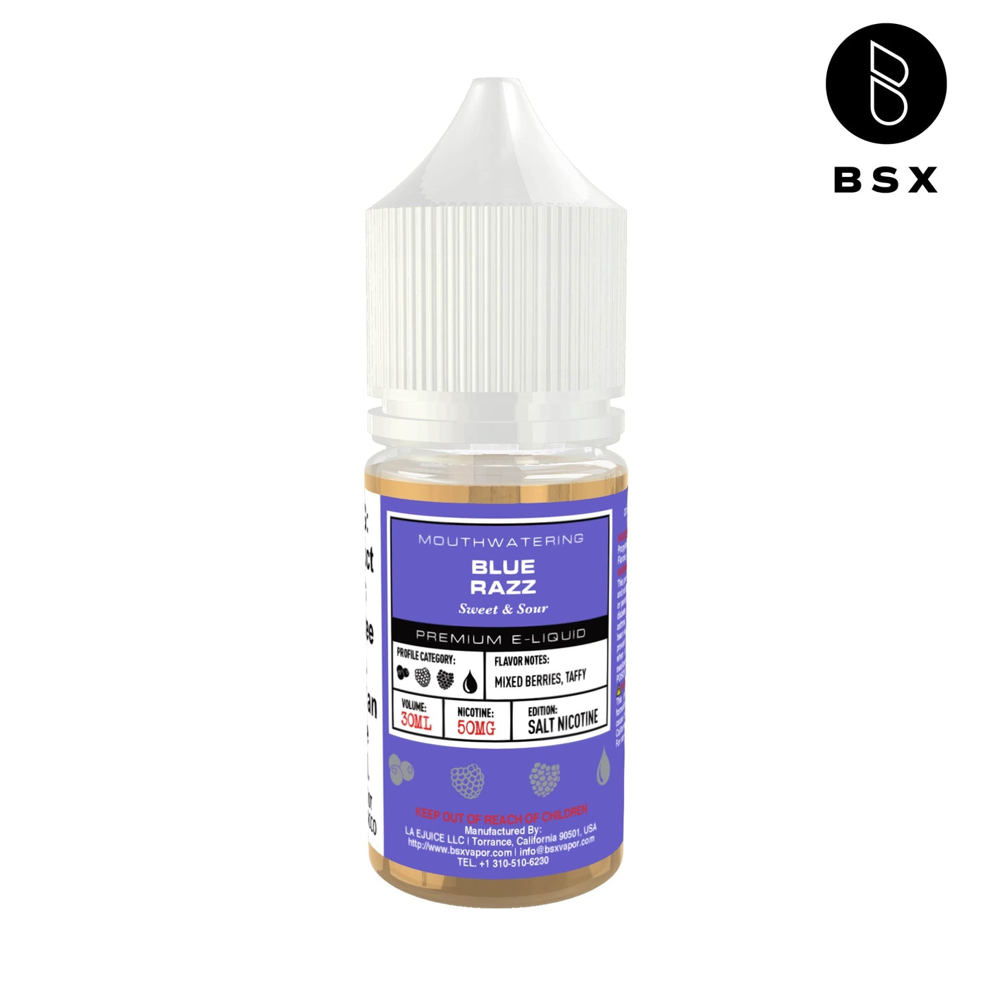 Blue Razz SALT - BSX Salts - 30mL