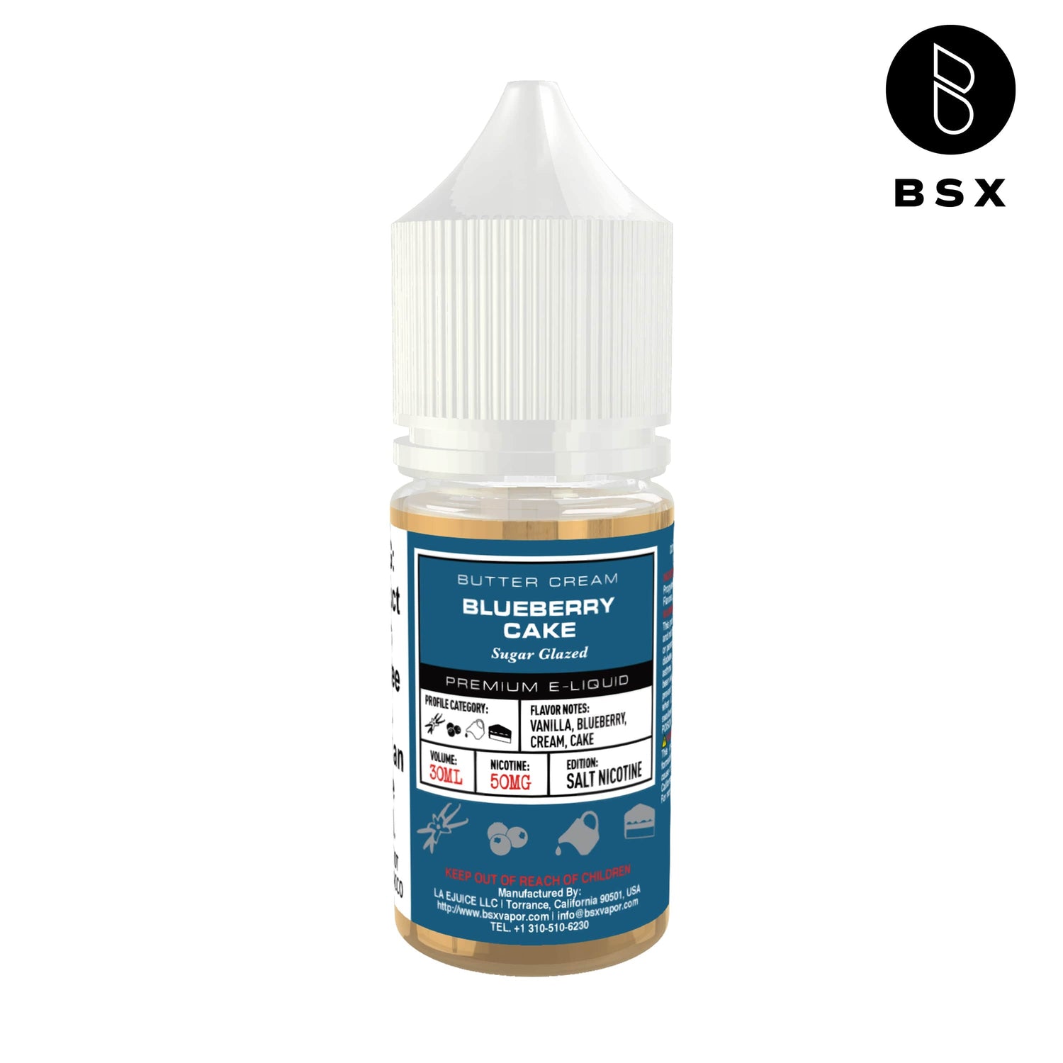 Blueberry Cake SALT - BSX Salts - 30mL