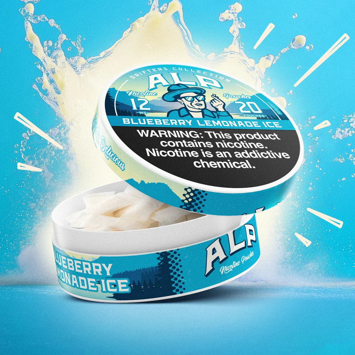 Blueberry Lemonade ICE - ALP Nicotine Pouches - 20ct