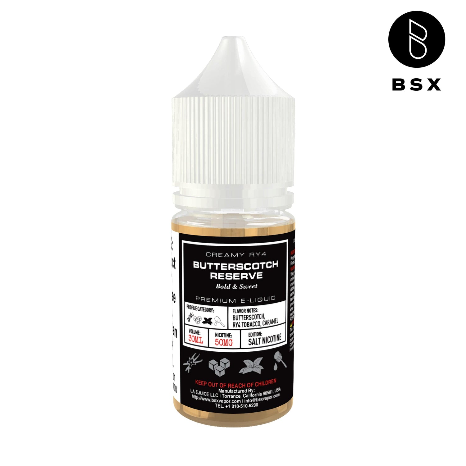 Butterscotch Reserve SALT - BSX Salts - Salt Nicotine | Giant Vapes Butterscotch Reserve SALT - BSX Salts - Salt Nicotine | Giant Vapes