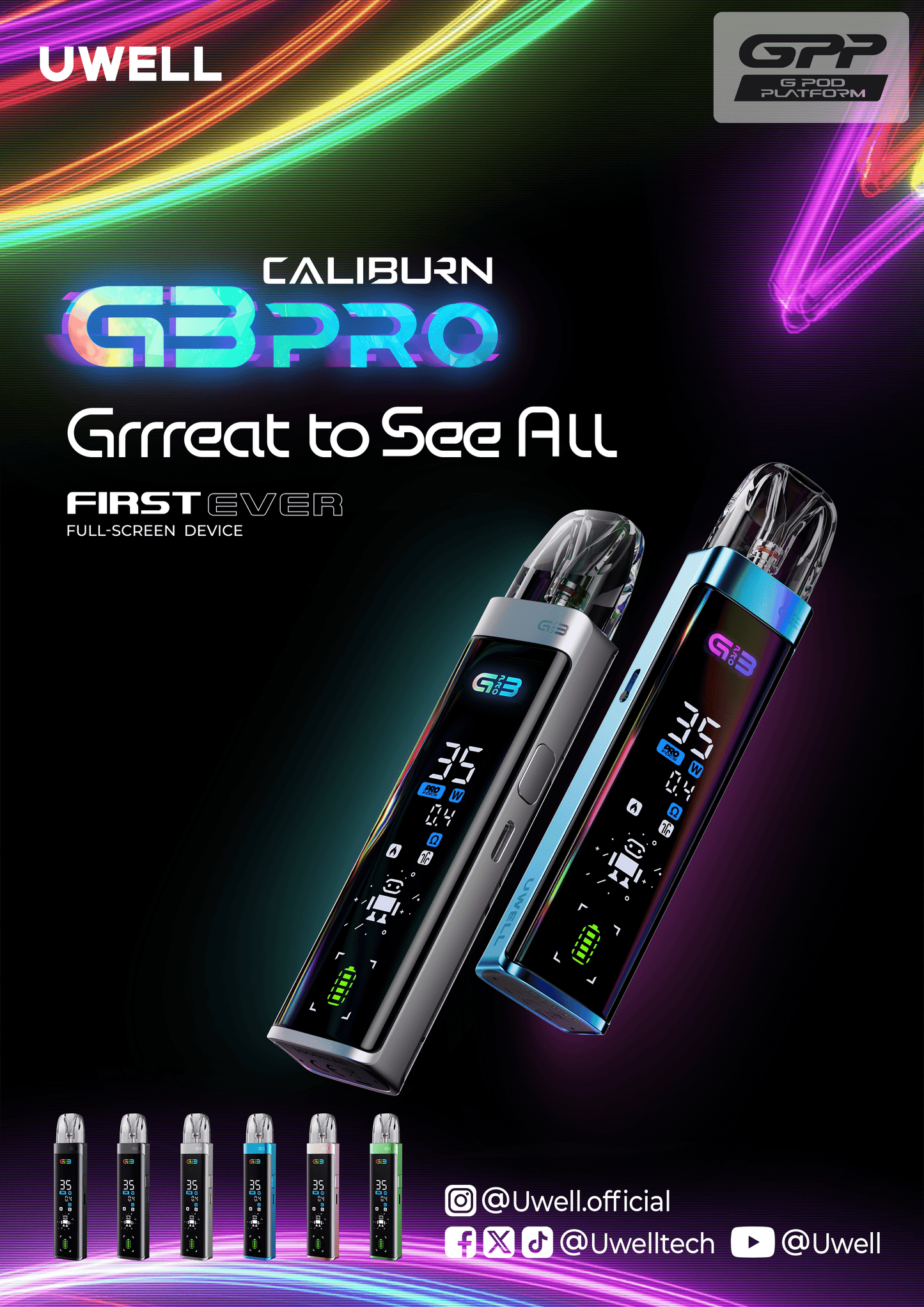 UWELL CALIBURN G3 Pro 35W Pod System