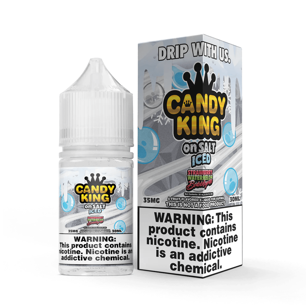 Strawberry Watermelon Bubblegum SALT on ICE - Candy King On SALT - 30mL