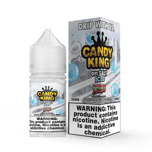 Strawberry Watermelon Bubblegum SALT on ICE - Candy King On SALT - 30mL