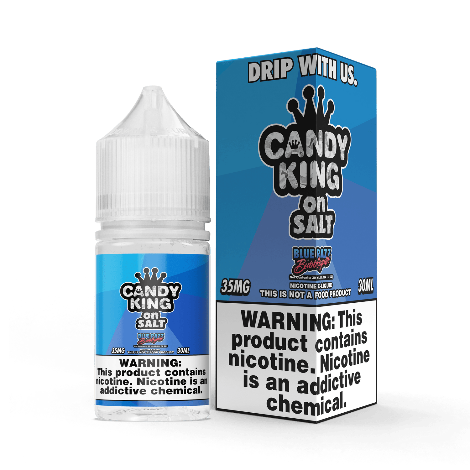 Blue Razz SALT (BUBBLEGUM SERIES) - Candy King On SALT - 30mL
