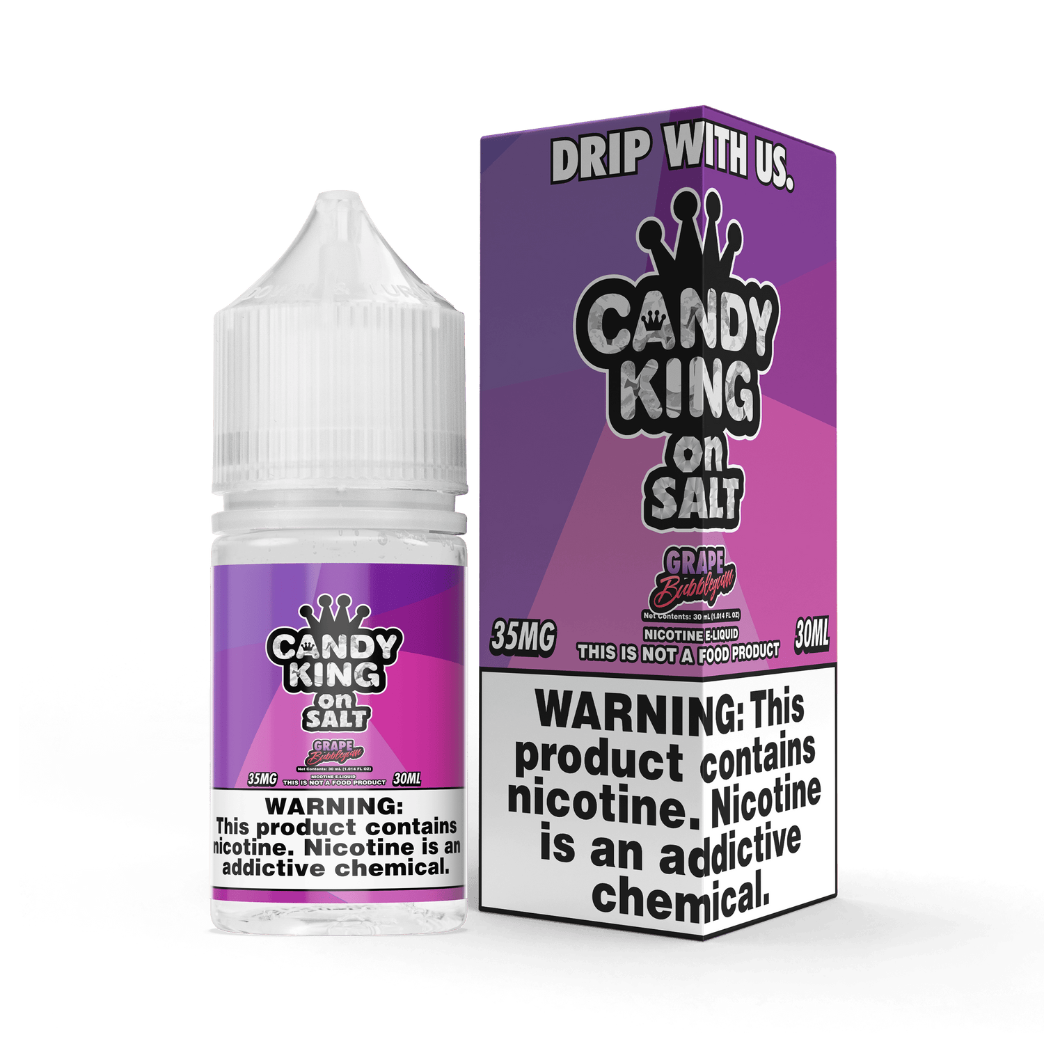 Grape Bubblegum Salt Candy King - Salt Nicotine | Giant Vapes Grape Bubblegum Salt Candy King - Salt Nicotine | Giant Vapes