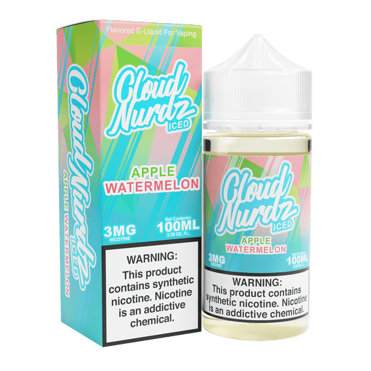 Iced Apple Watermelon - Cloud Nurdz - 100mL