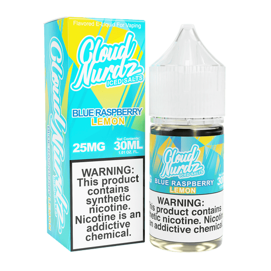 ICED Blue Raspberry Lemon - Cloud Nurdz Salts- 30mL