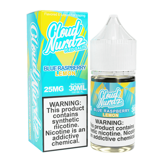 Iced Blue Raspberry Lemon - Cloud Nurdz Salts- 30mL