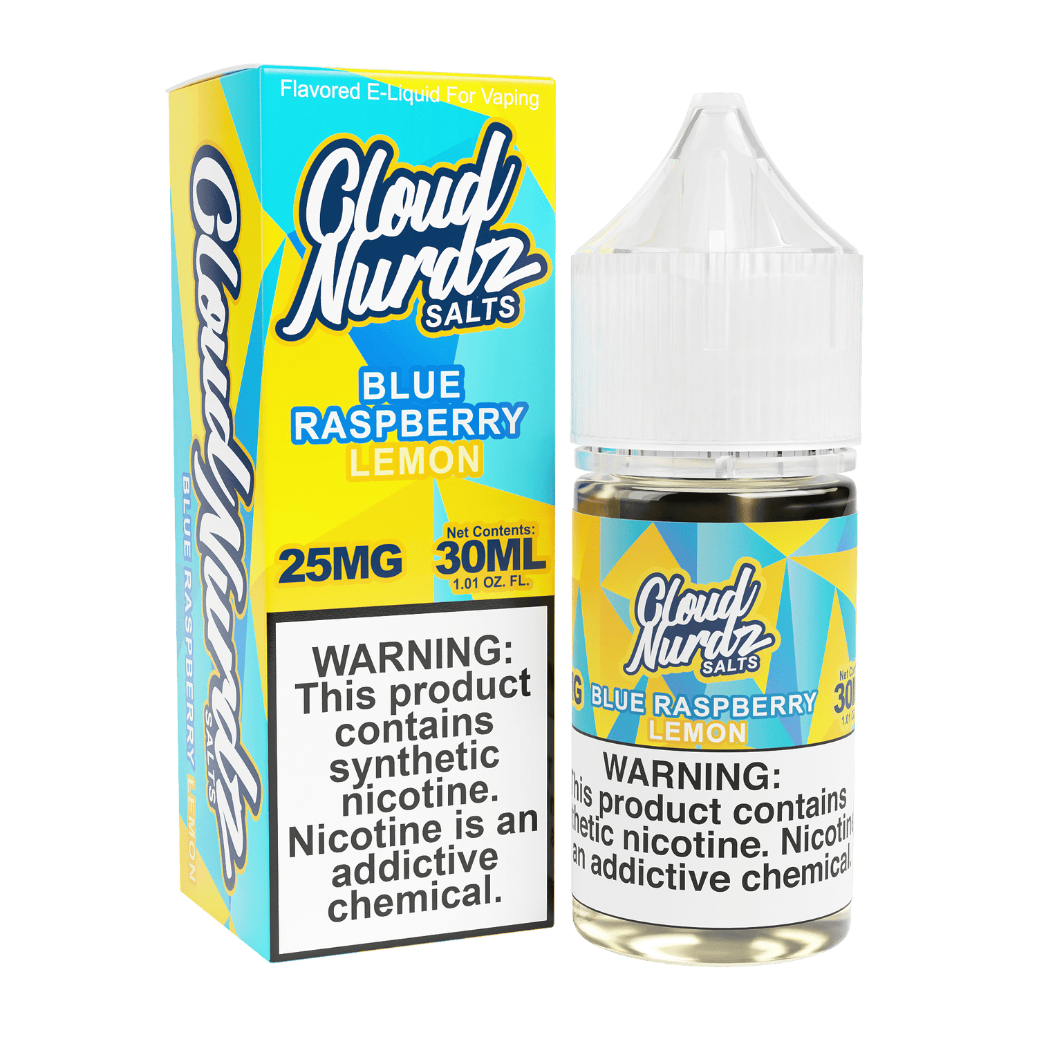 Blue Raspberry Vape Nicotine Blue Raspberry Lemon SALT -Cloud Nurdz - Nicotine Salt | Giant Vapes