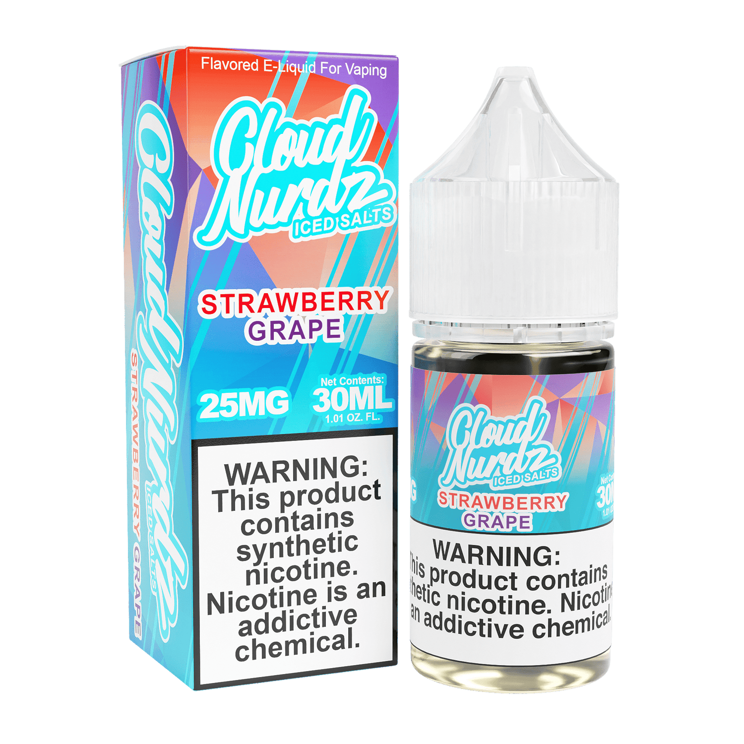 Iced Grape Strawberry - Cloud Nurdz Salts - 30mL