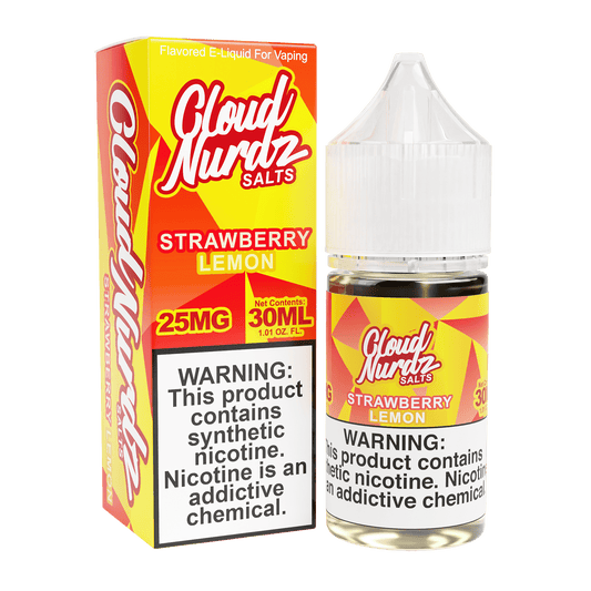 Strawberry Lemon - Cloud Nurdz Salts - 30mL