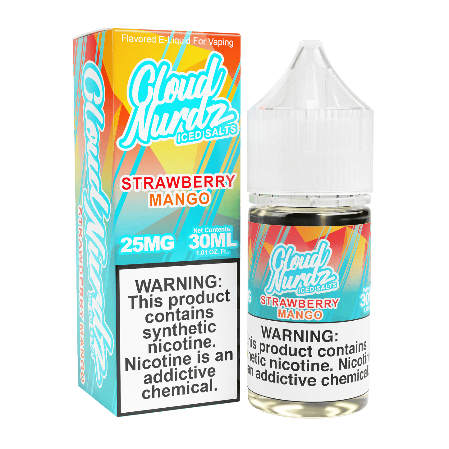 ICED Strawberry Mango - Cloud Nurdz Salts - 30mL