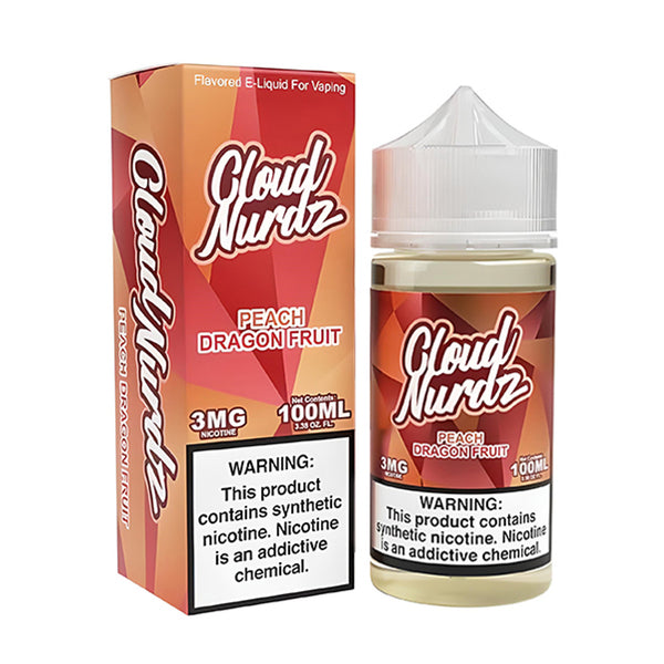 gęsta para vape, chmura e-papierosa, triki z parą, vaping cloud - Peach Dragon Fruit - Cloud Nurdz - Vape Juice | Giant Vapes