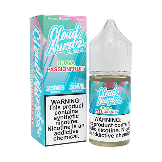 ICED Guava Passionfruit SALT - Cloud Nurdz - 30mL