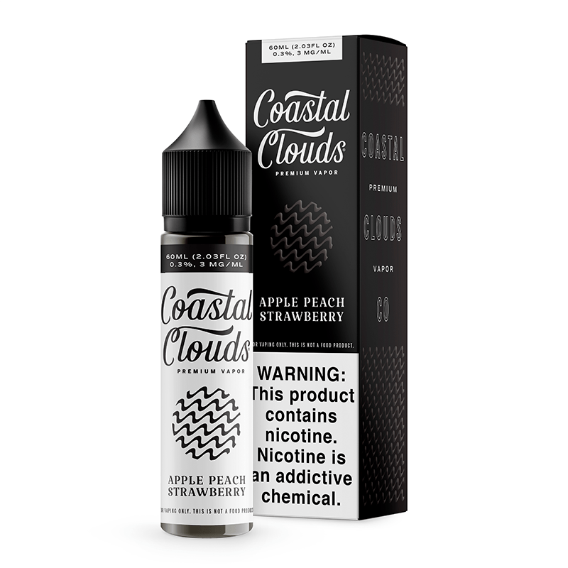 Apple Peach Strawberry - Coastal Clouds - 60ml