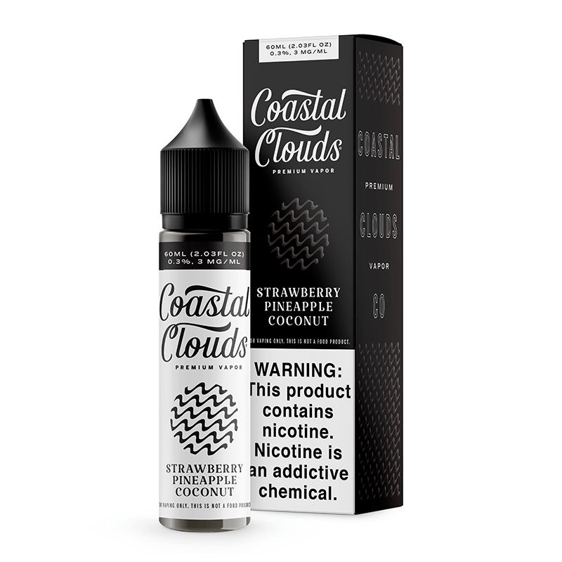 Strawberry Pineapple Coconut - Coastal Clouds - 60ml