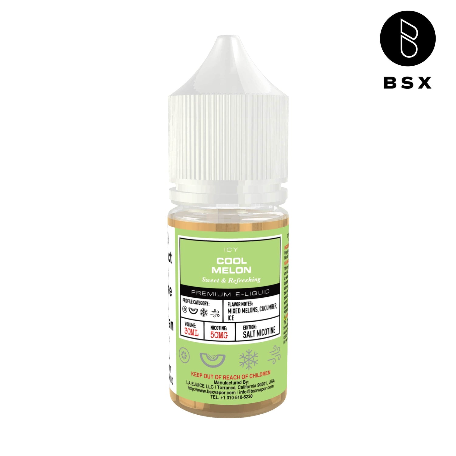 Cool Melon SALT - BSX Salts - 30mL