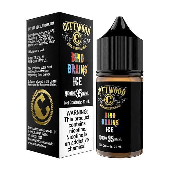 Bird Brains ICE SALT - Cuttwood E-Liquids - 30mL