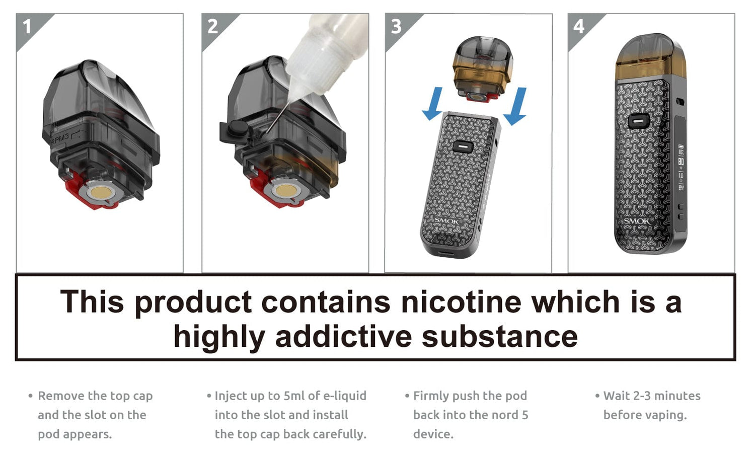 SMOK Nord 5 80W Pod System - Vape Pod Kit | Giant Vapes SMOK Nord 5 80W Pod System - Vape Pod Kit | Giant Vapes