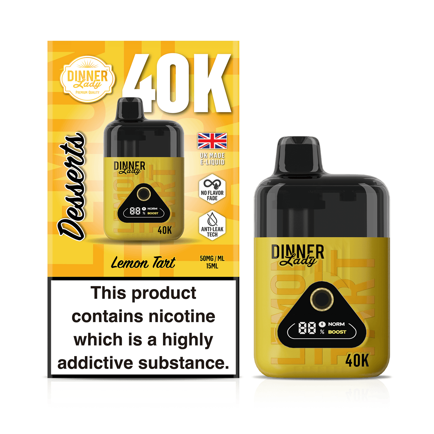 pastry disposable vape Dinner Lady Desserts 40K Disposable $19.98 main image 1