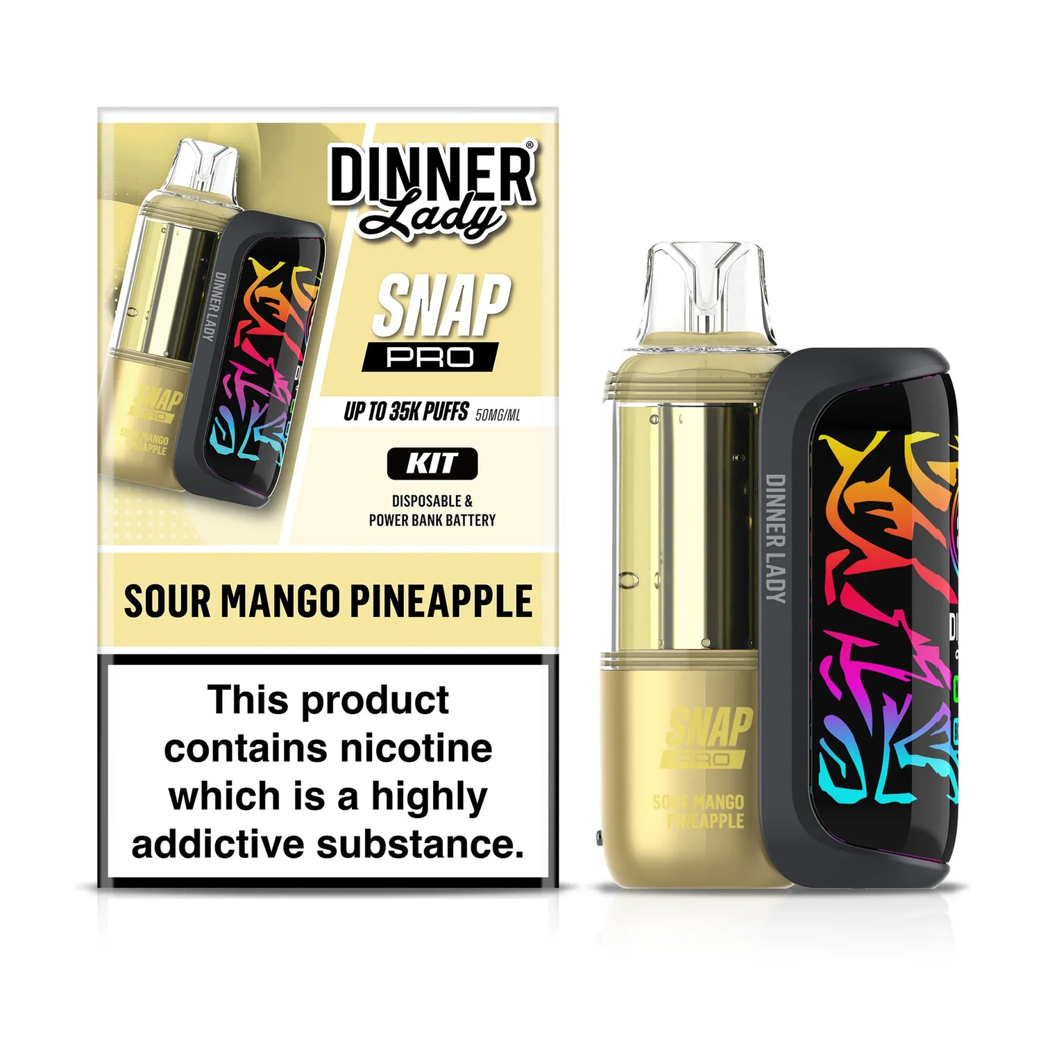 Dinner Lady Snap Pro 35K Kit Rechargeable Disposable Giant Vapes Dinner Lady Snap Pro 35K Kit Rechargeable Disposable Giant Vapes