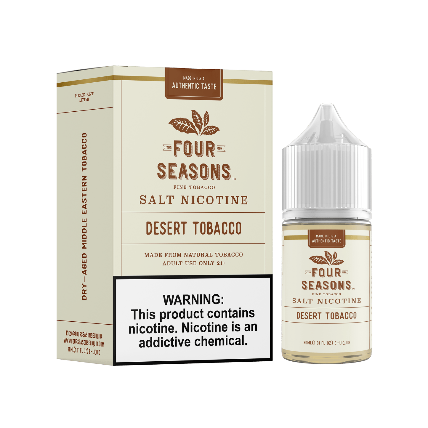 Desert Tobacco SALT - Four Seasons - 30mL