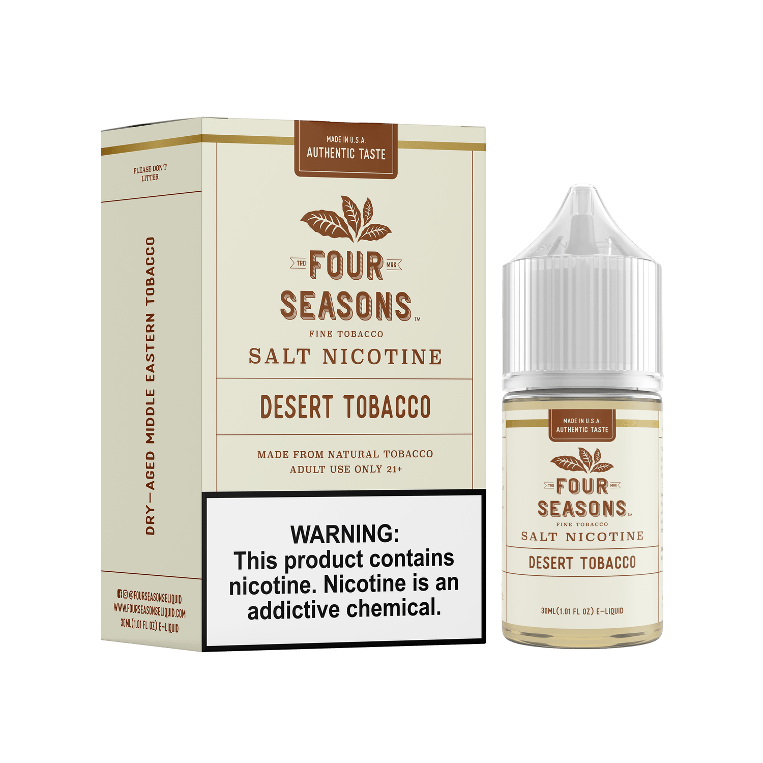 Desert Tobacco SALT - Four Seasons - 30mL