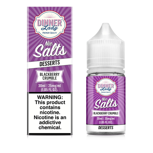 Blackberry Crumble SALT - Dinner Lady - 30mL