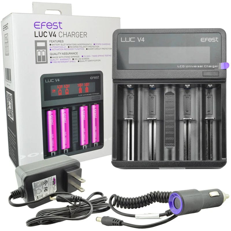 Efest LUC V4 - Four Channel 18650 Battery Charger