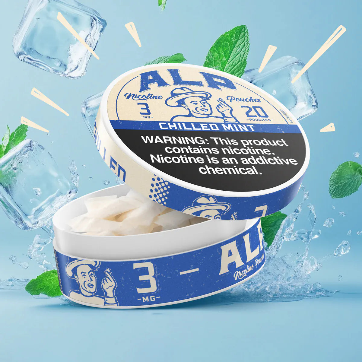 Chilled Mint - ALP Nicotine Pouches - 20ct