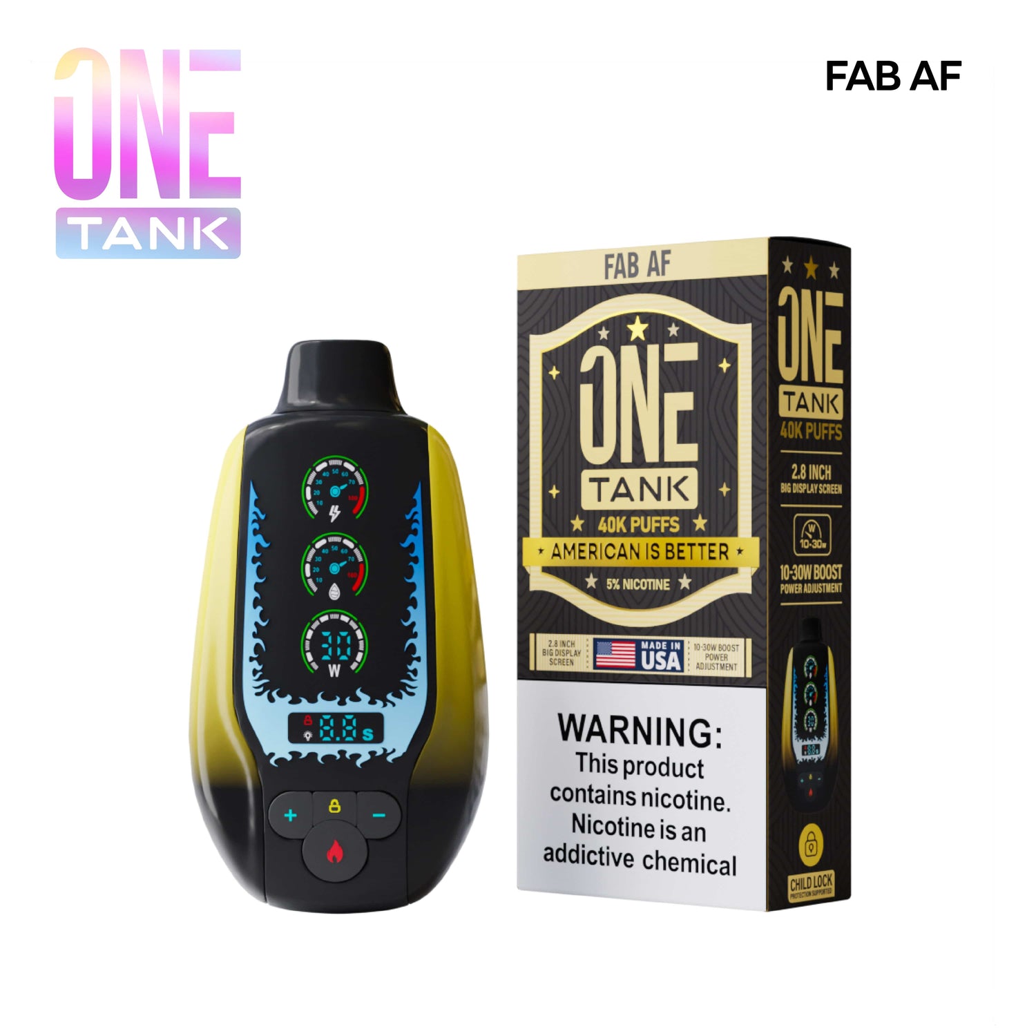 One Tank 40K Disposable Vape | Made in USA | 40,000 Puffs Giant Vapes One Tank 40K Disposable Vape | Made in USA | 40,000 Puffs Giant Vapes