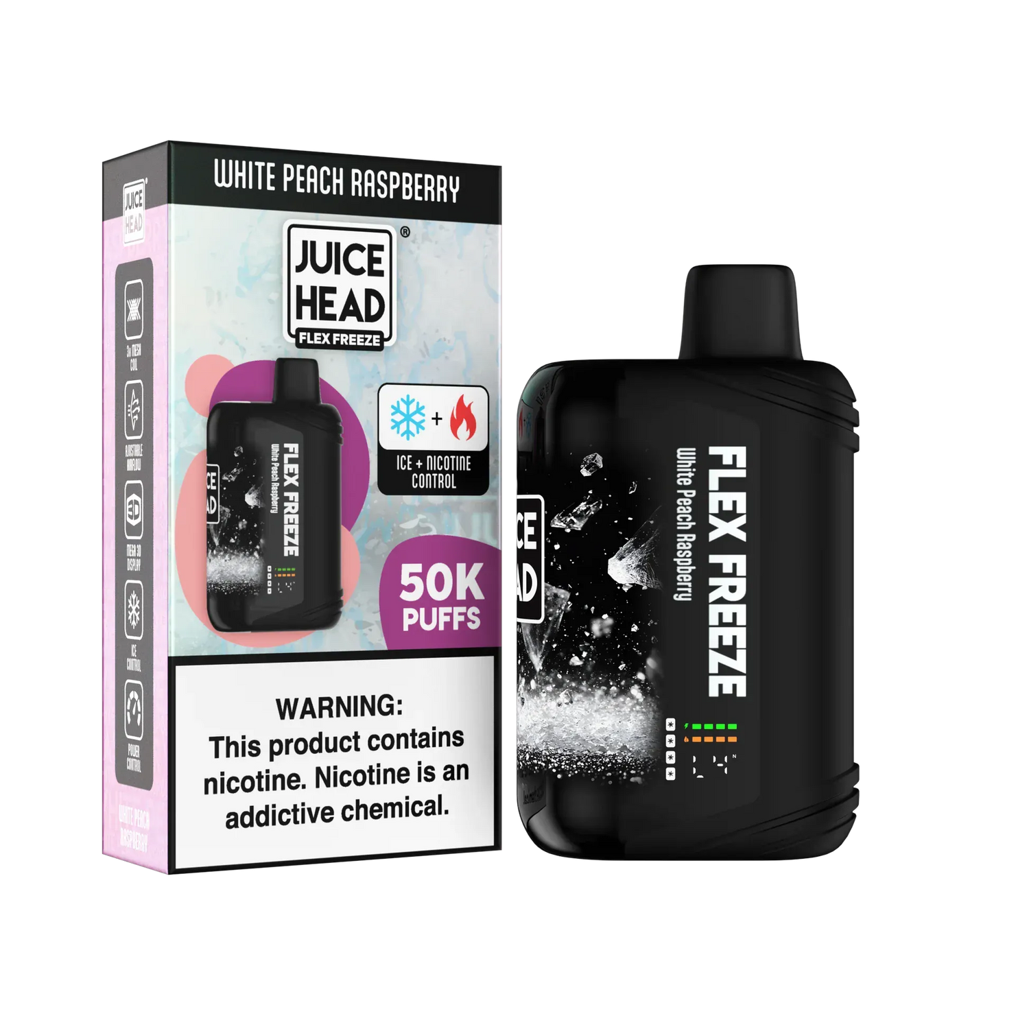 elfbar elfa master akku Juice Head Flex Freeze 50K Disposable – Adjustable Ice & Nic – Giant Vapes