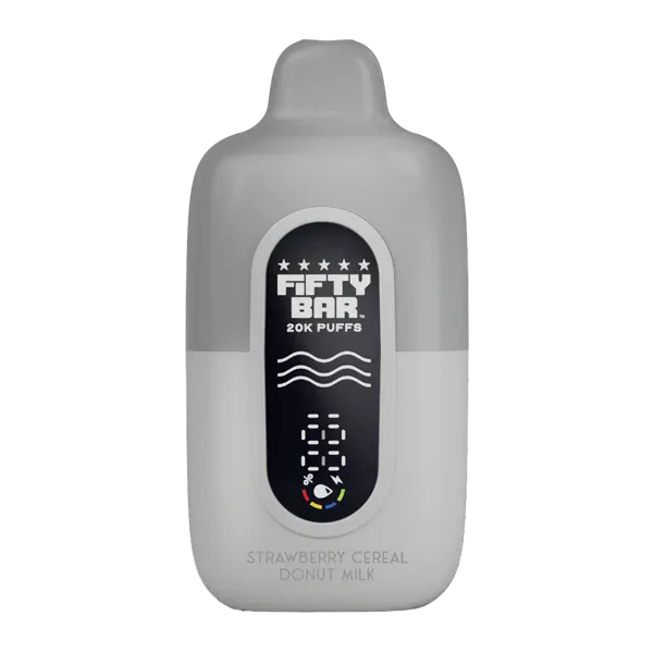 Fifty Bar V2 20K Silver Series Disposable