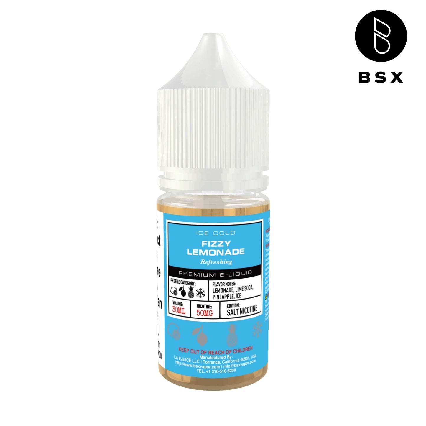 Fizzy Lemonade SALT - BSX Salts - 30mL